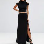 ASOS PETITE Maxi Skirt with Thigh Split | AS