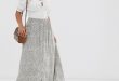 Y.A.S Petite maxi skirt in paisley print | AS