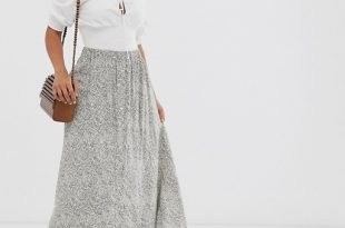 Y.A.S Petite maxi skirt in paisley print | AS