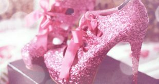 shoes, pink, pink high heels, glitter shoes, glitter, high heels .
