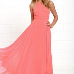 Orange Dresses: Gives Attractive Look To Brides | Peach maxi .
