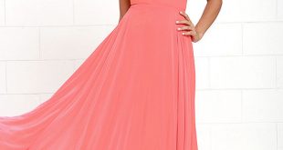 Orange Dresses: Gives Attractive Look To Brides | Peach maxi .
