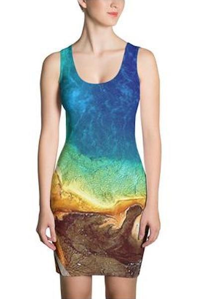 The Planet Earth Dress | Planet dresses, Print models, Dress