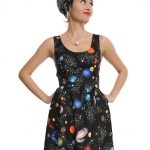 Bright Planets Fit & Flare Dre