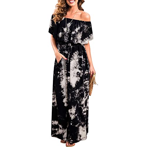 Plus Size Off The Shoulder Maxi Dress: Amazon.c