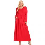 Plus Size Red Maxi Dress: Amazon.c