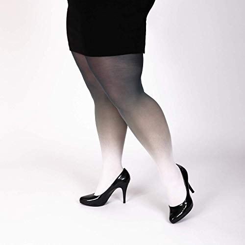 Amazon.com: Black White Tights Plus Size Leggings: Handma