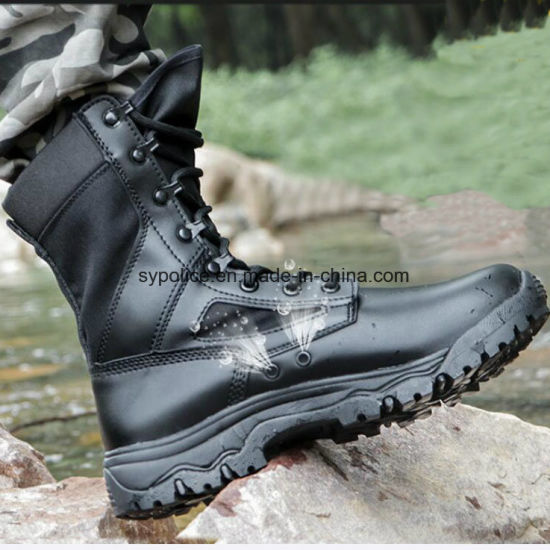 Chinese Cheap Police Tactical Boots (SYSG-180730B) - China .