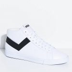 PONY Topstar Hi White & Black Shoes | Zumi