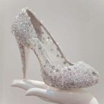 prom shoes sparkly cinderella #prom #promshoessparkly .