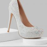 4" Closed-Toe Silver Prom Shoes | Prom shoes silver, Prom heels .