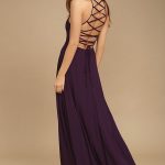 Strappy to be Here Purple Maxi Dress | Cute prom dresses .