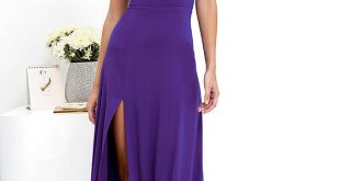 Sexy Purple Dress - Maxi Dress - Strappy Dress - $58.