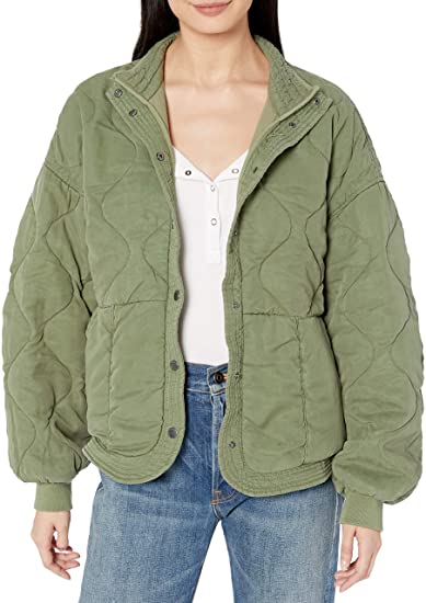 Amazon.com: [BLANKNYC] Women's Quilted Jacket Outerwear: Clothi