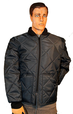 Cooler Wear Diamond Quilted Jacket Style 9900 Blue MADE IN USA .