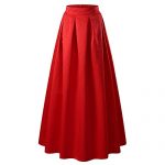 Red Long Formal Skirt: Amazon.c