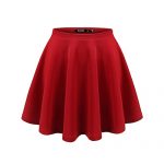 Dark Red Skirt: Amazon.c