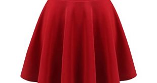 Dark Red Skirt: Amazon.c