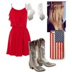 red sundress | Country girls outfits, Red sundress, Country outfi