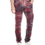 Rock Revival Men's Skinny Fit Jeans, Tdy Red, 36 Clout Wear .