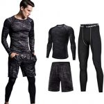 Amazon.com : Lilongjiao Men's Sports Suits Quick-Drying Fitness .