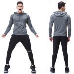 Online Shop Mens Sportswear 2pieces tracksuits Running Clothes .
