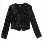 Cache Jackets & Coats | Brand Black Sequin Jacket | Poshma
