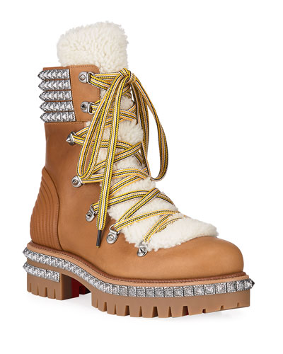 Lace Shearling Boot | Neiman Marc
