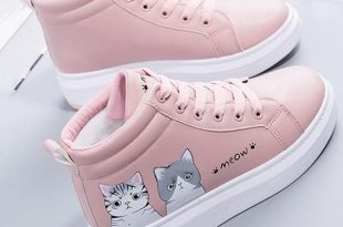 Boots Girls Vogue Cute Cartoon Cat Thick Backside Footwear Heat .