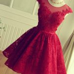 Women's Red Lace Dress Short,Formal Dresses For Women,Prom Party .