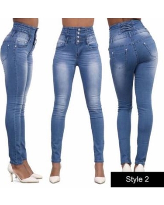 Phenomenal Deals on Women Ladies High Waist Slim Fit Skinny Jeans .