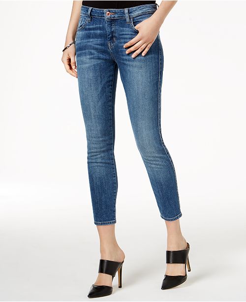 GUESS Cropped Skinny Jeans & Reviews - Jeans - Women - Macy