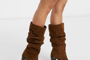 Bronx suede slouch knee boots | AS