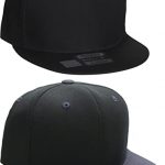 L.O.G.A. Plain Flat Bill Visor Blank Snapback Hat Cap with .
