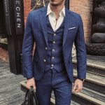 Italian Style Men Slim Fit Suit with Vest– FanFrea