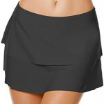Amazon.com: upandfast Women's Swim Skirts Solid Skirted Bikini .