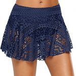 Amazon.com: Jersri Women Swim Skirts Bottoms,Lace Crochet Low .