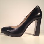 Nine West Shoes | Desired Black Thick Heel Pumps | Poshma