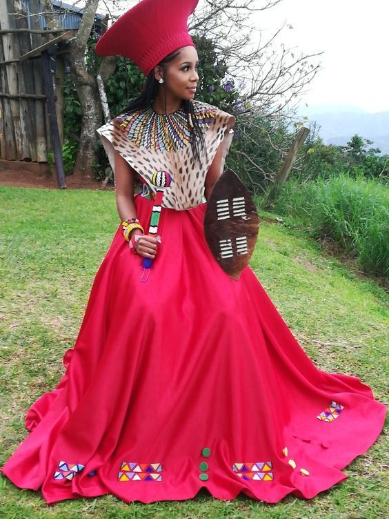 New Zulu bride African traditional dress 2020 in 2020 | South .