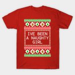 Xmas gifts for mom Funny naughty girl ugly christmas tshirt - Ugly .
