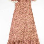 Ditsy Floral Vintage Maxi Dress - Ragsto