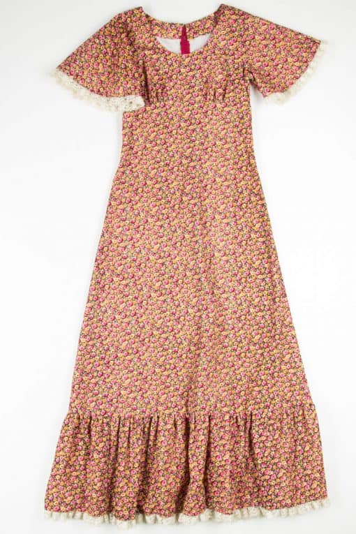 Ditsy Floral Vintage Maxi Dress - Ragsto