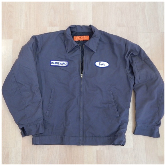 Vintage Jackets & Coats | Mechanic Garage Jacket Skateboard Coat .