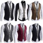 Details about New Mens Party Formal Wedding Waistcoat Casual Chest .