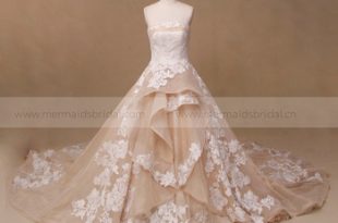 Latest Lace Wedding Gown Designs Champagne Designer Wedding Dress .