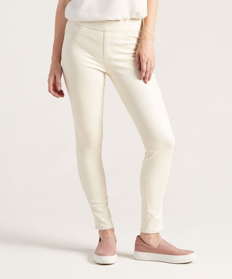 Jen7 Off-White Comfort Skinny Jeans - Women | Zuli