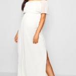 I love this white maternity dress! Maternity Jess Off Shoulder .