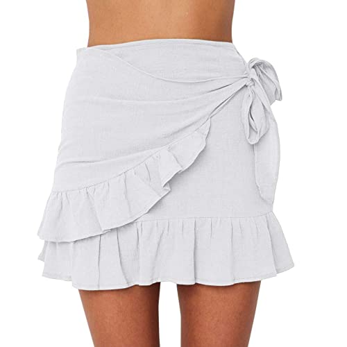 White Mini Skirt: Amazon.c
