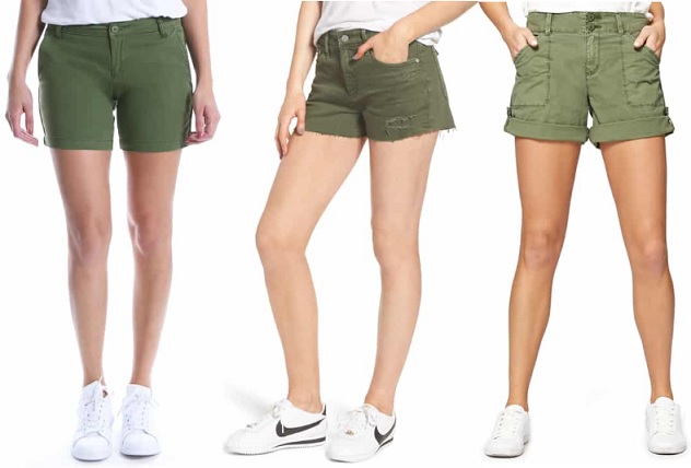 Women's Green Shorts guide about Ladies Green Short Pan