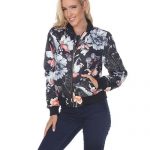 White Mark Women's Floral Bomber Jacket & Reviews - Jackets .